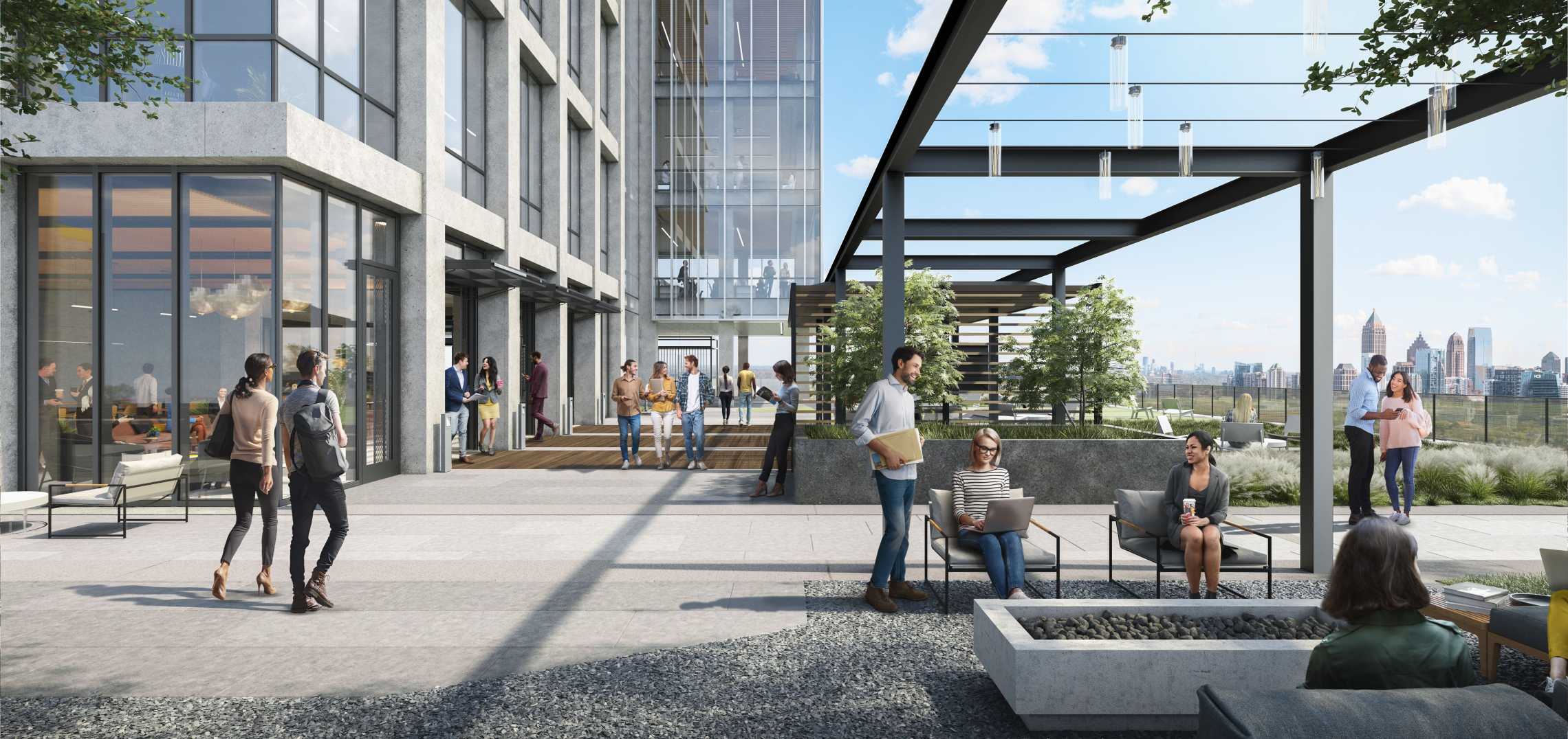 Fresh renderings Tech's new Westside district breaks ground